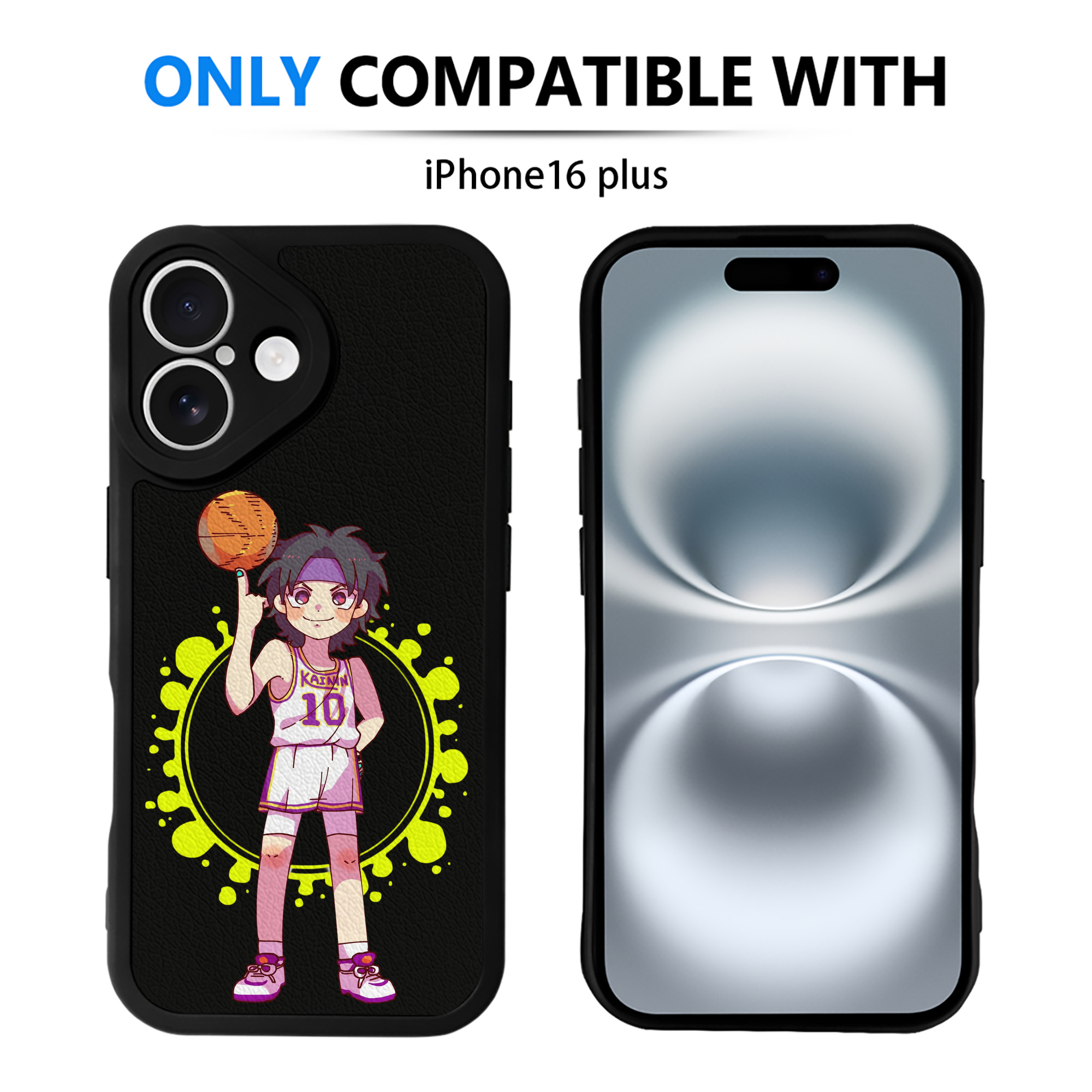 （画像用） SLAM DUNK／スラムダンク 【iPhone 16シリーズ対応】シリコンスマホケース（レザー調） 材質：シリコン
